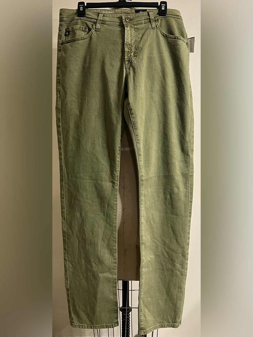 AG Jeans Mens Adriano Goldschmied Sage The GRADUATE Tailored Sz 33X34